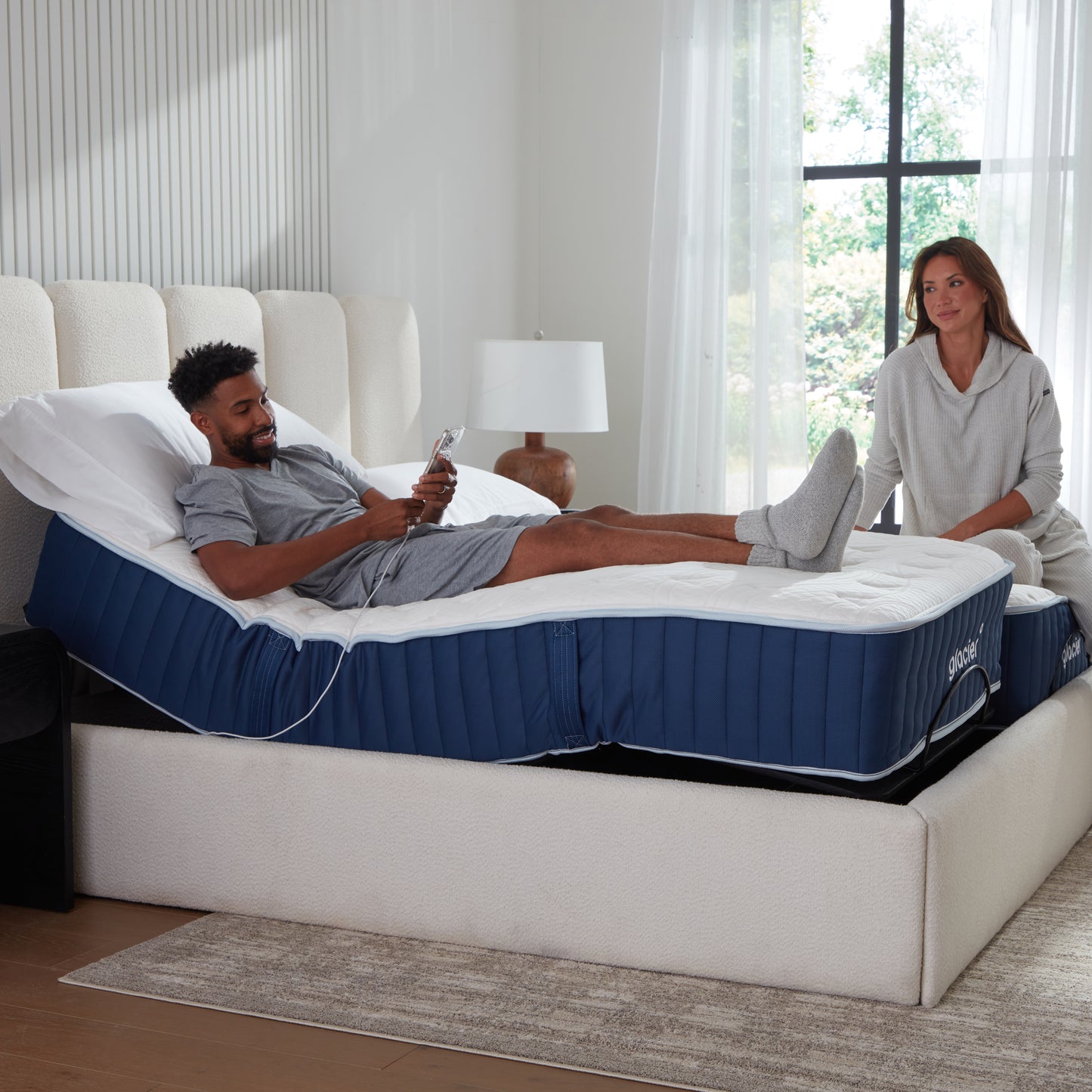 glacier° Adjustable Bed Frame