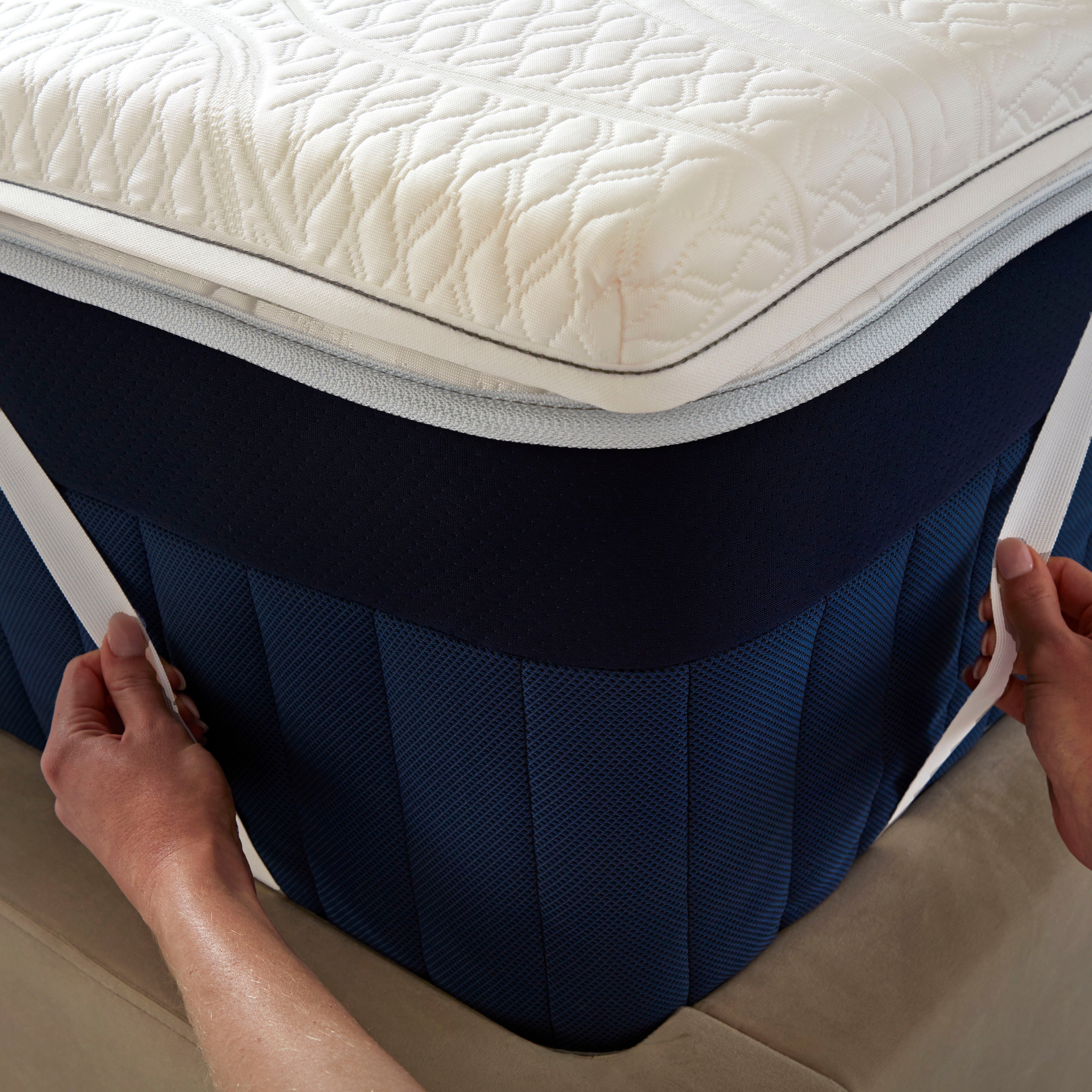 Weather Channel Topper Modern Foam Topper – Glacier